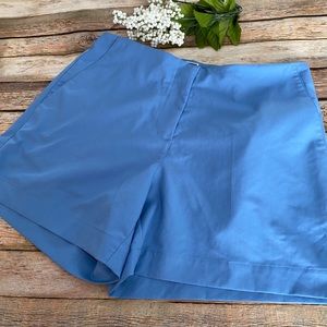 Adidas Light Blue Zip Front Golf Shorts Size 8